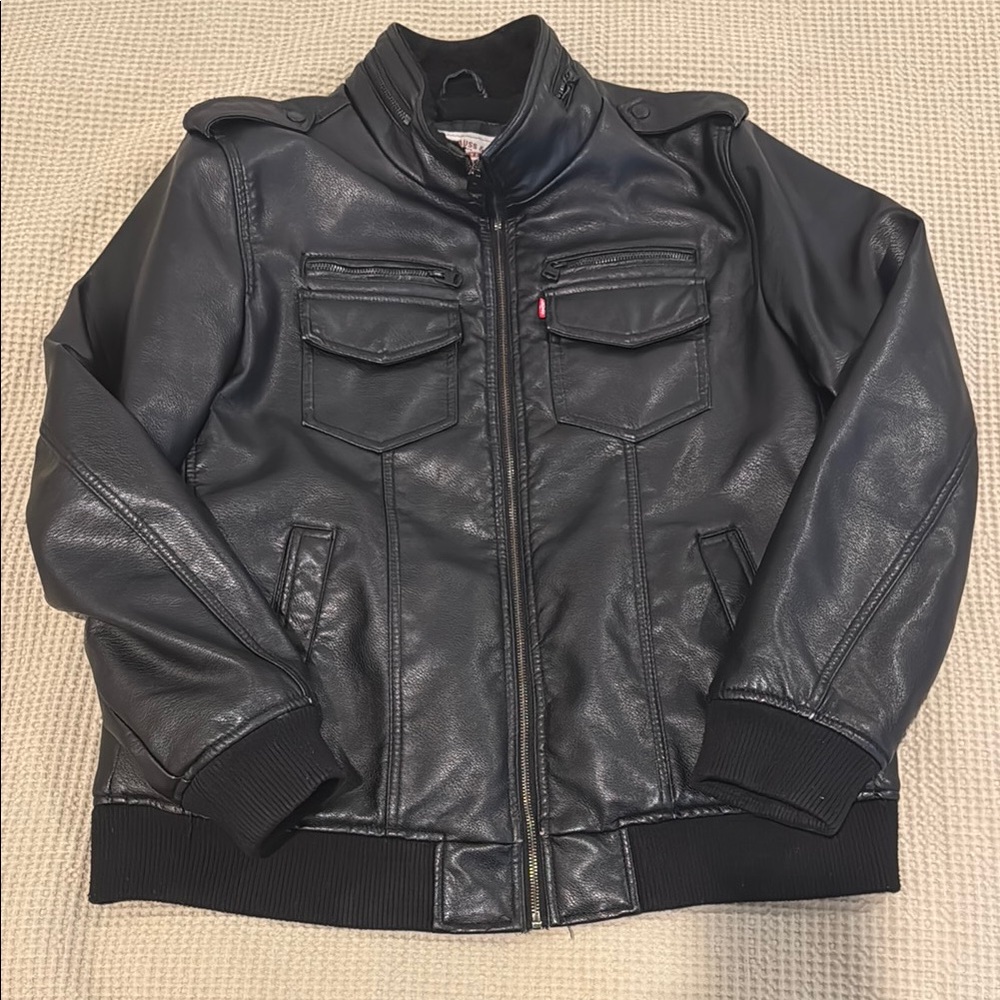 Men's Levi’s Black Leather Jacket